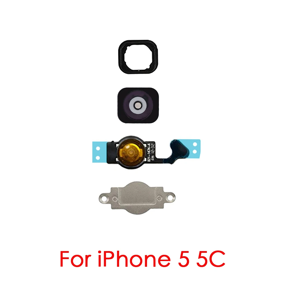 

Home Button Key With Flex Cable For iPhone 5S SE 5C 5 Return Back Home Button Assembly for Apple iPhone 5S SE 5C 5