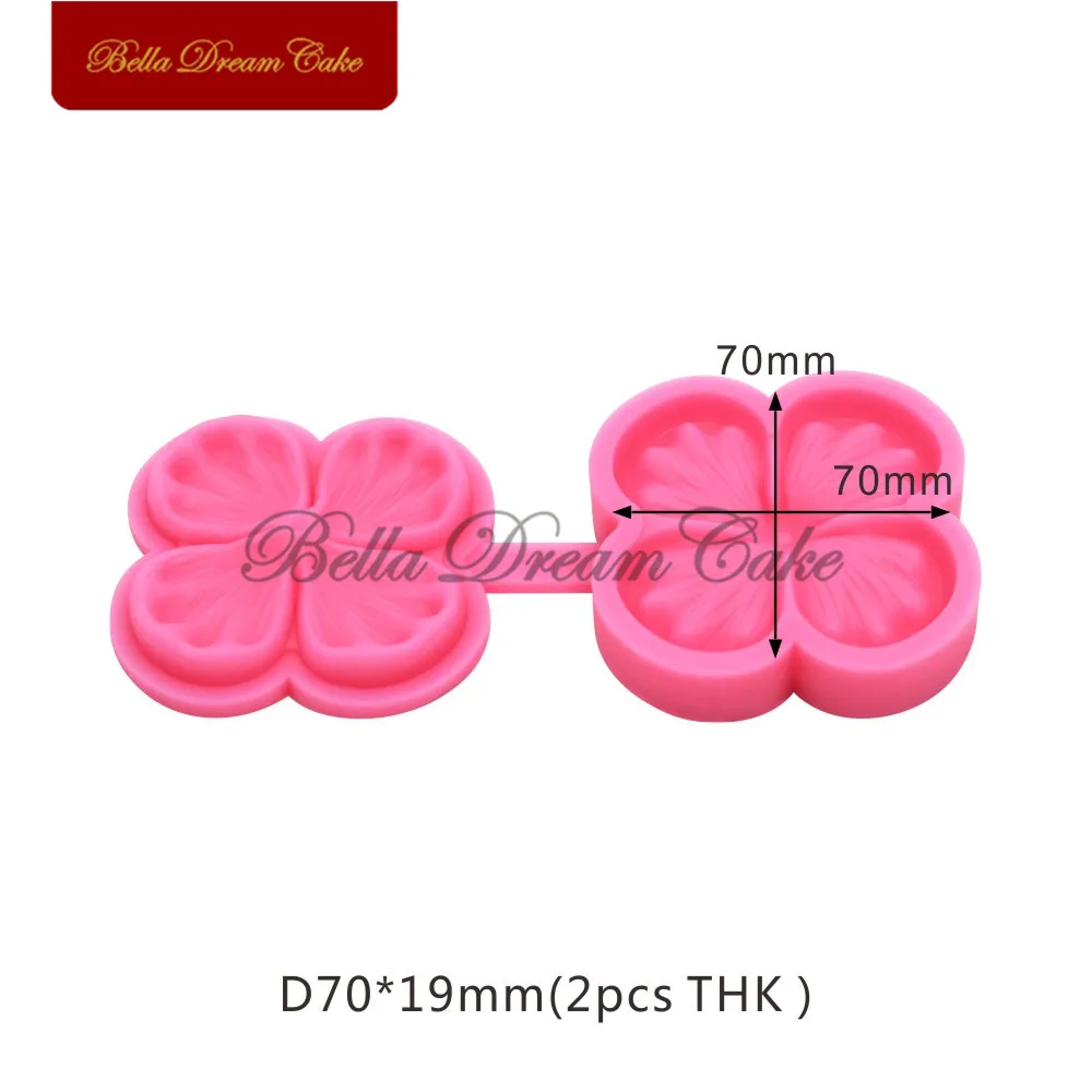 Силиконовая форма в виде сиреневого лепестка для шоколадного мыла сделай сам