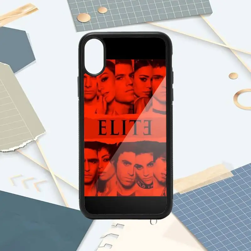 

Elite Spanish TV Series Print luxury design Phone Case shell PC for iPhone 11 12 pro XS MAX 8 7 6 6S Plus X 5S SE 2020 XR