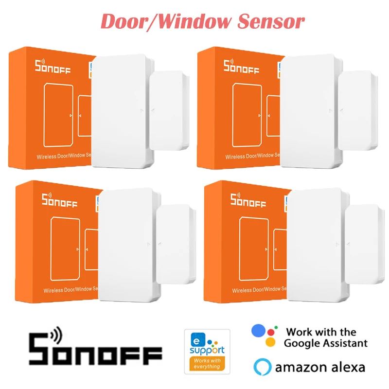 Датчик двери SONOFF Zigbee мини-датчик для окон с поддержкой Alexa и Google Home Automation |