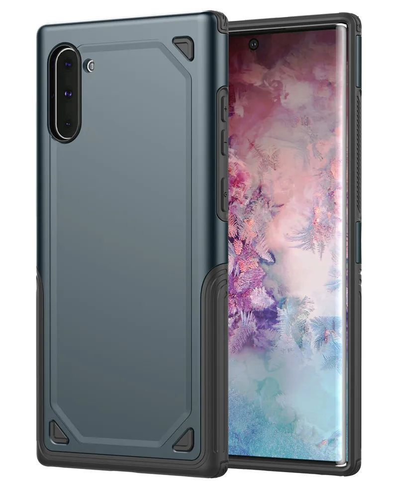 SGP Spigen гибридный двойной армированный жесткий чехол для samsung S10 5G S10E S9 S8 Plus S7 edge Note 10 9 8 - Цвет: Metal Slate