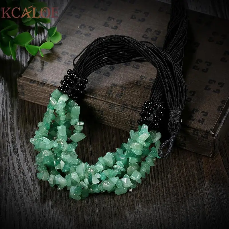 KCALOE красный коралл богемное ожерелье нерегулярный натуральный камень Женская мода Свадебные Чокеры ожерелье s для женщин чокер 45 см