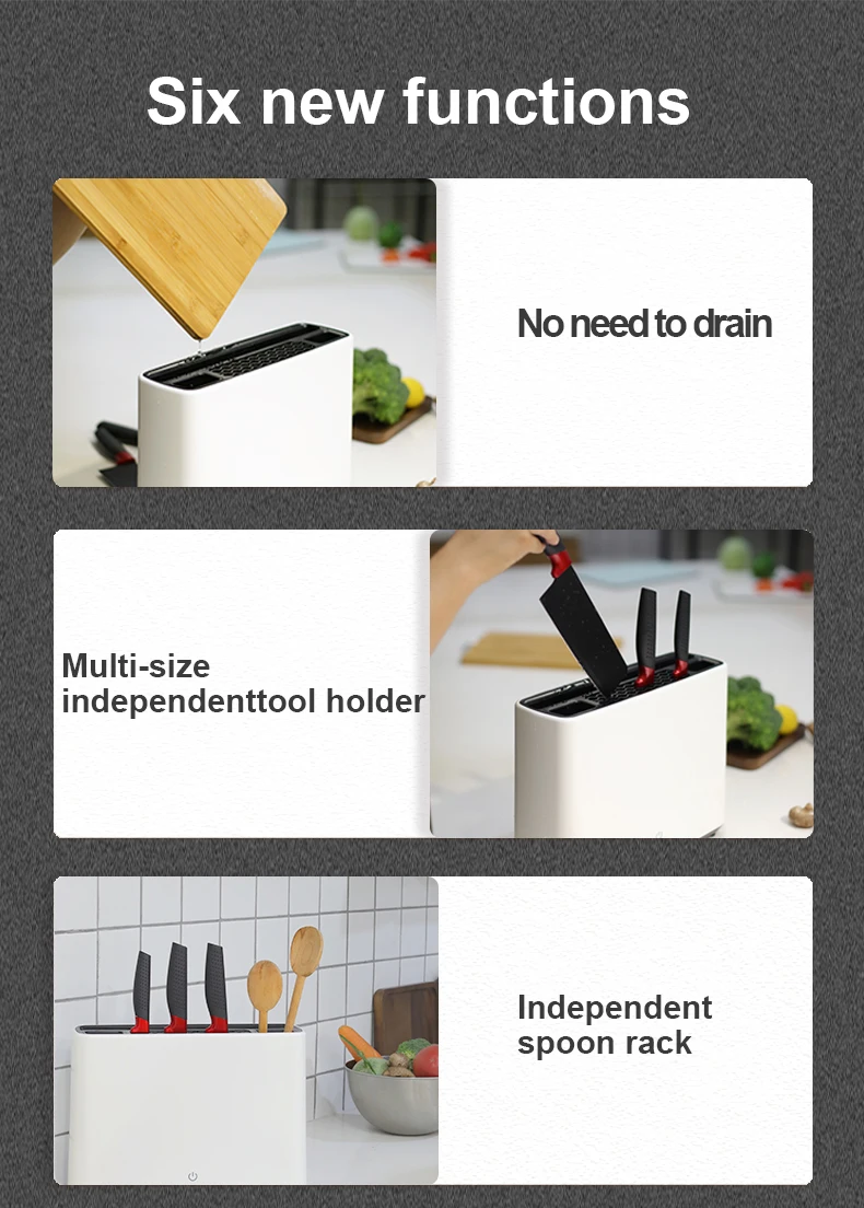 Стерилизованный дезинфекционный нож палочки для еды держатель посуды подставка