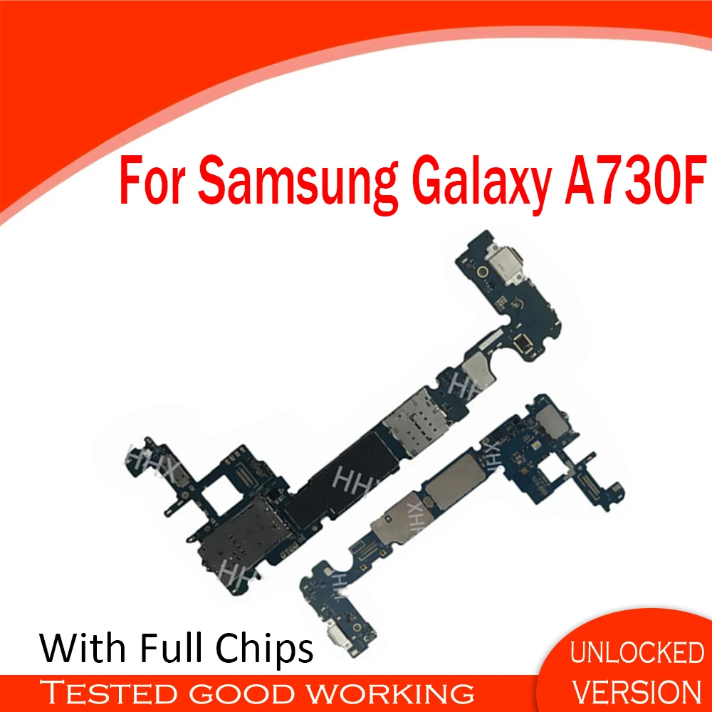 Оригинальная материнская плата для Samsung Galaxy A8 Plus A730F A730FD SM A730F/DS одна/две Sim карты