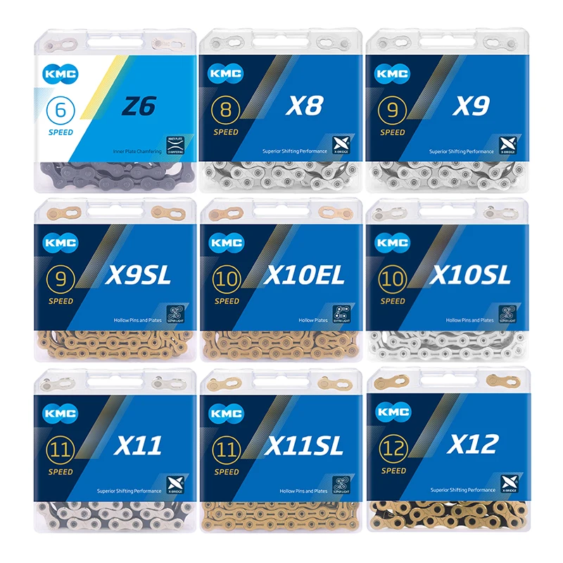 KMC Bike Chain Z6 X8 X9 X10 X11 X12 MTB Bicycle Chains 6/7/8