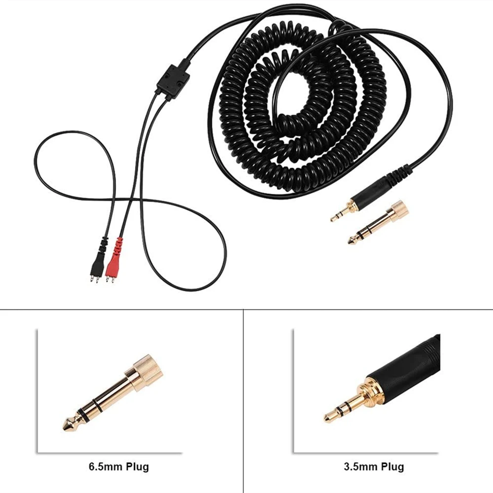 Сменный пружинный кабель для наушников Sennheiser HD25/ 560/540/ 480/430 | Электроника