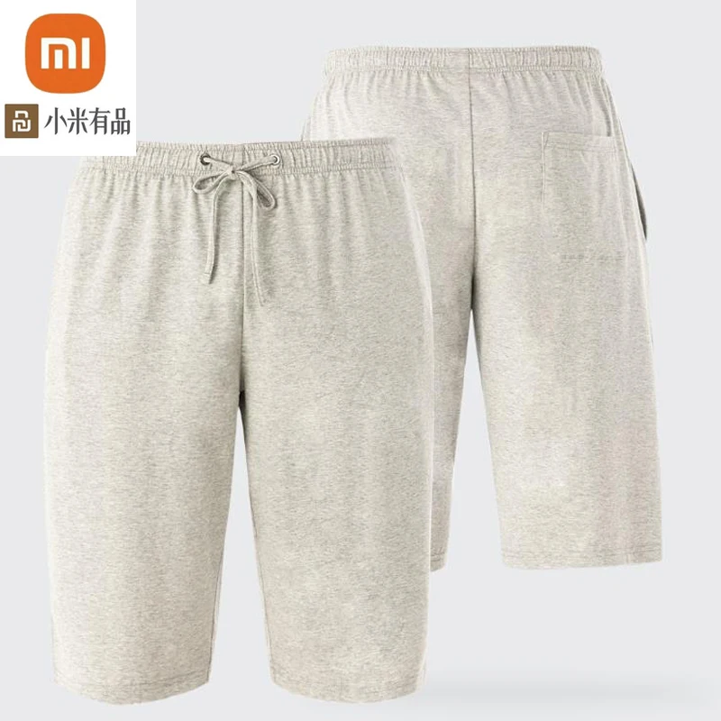 

Хлопковые удобные домашние повседневные шорты xiaomi mijia, летние шорты из 100% хлопка, можно носить на улице, дома, 3 цвета