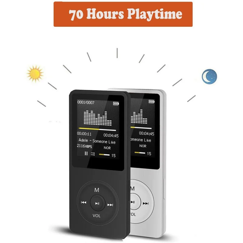 Портативный mp3-плеер Walkman с ЖК-экраном FM-радио видео Hi-Fi плеер игры фильмы