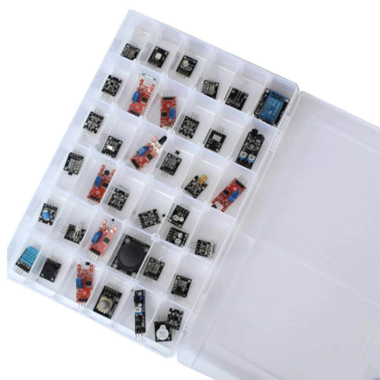 45 сенсорных модулей для arduino starter kit, лучше, чем 37in1 37-в-1 датчик обучающий комплект с пластиковый чехол