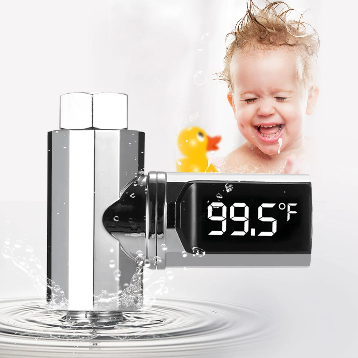 

Digital LED Display Home Shower Water Thermometer Water Temperature Monitor Led Display Shower Thermometers