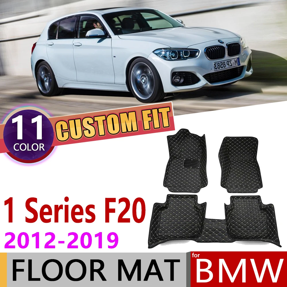 Изготовленный На Заказ Кожаный Автомобильный Коврик для BMW 1 серии F20 5 дверный люк