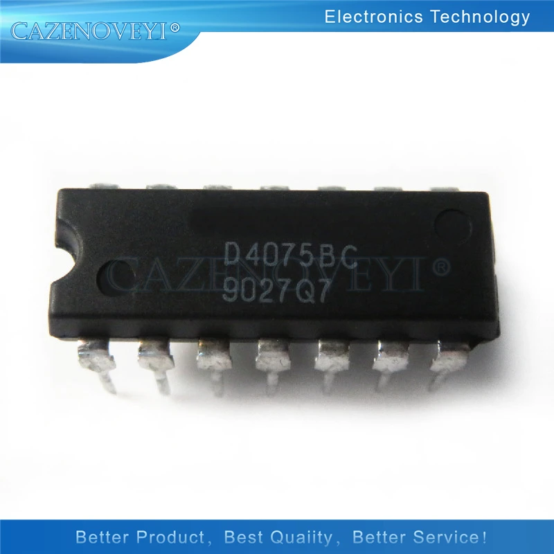 5 шт./лот CD4075BE HEF4075B CD4075 HCF4075 DIP 4 в наличии|Интегральные схемы| |