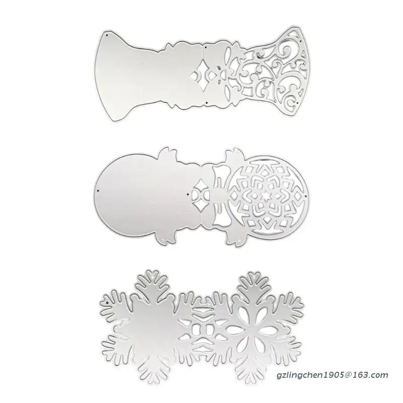 

P8DE Christmas Snowflakes Metal Cutting Dies Stencil DIY Scrapbooking Album Paper