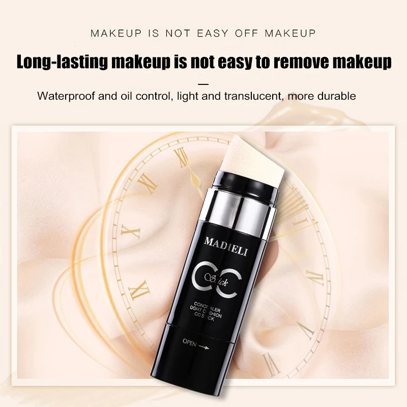 Natural Nude Face Makeup Effect Concealer Stick Moisturizing Brighten Skin BB Cream maquillaje coreano# |