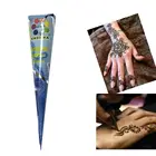 Черная индийская хна, крем для татуировок, Анна, ручной-нарисованная Татуировка крем, консилер, окраска тела, хна, ручка, товары для тела, татуировки последние C0R9