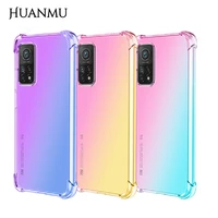 anti drop mobile phone case gradient color protective case for xiaomi 10 ultra 11 10 lite note10 lite redmi a2 lite 7 7a a3 lite