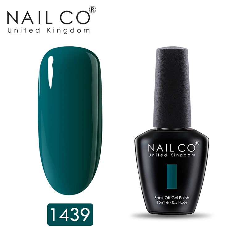 1439 NAILCO синяя серия лаков для ногтей 150 чистый цвет стойкий лак для ногтей Гибридный Esmalte дизайн ногтей гель лак - Цвет: 1439