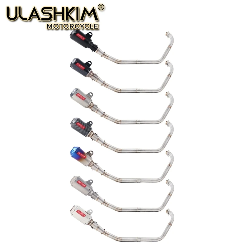 

Motorcycle Full Exhaust Escape System Modifed Middle Link Pipe Slip On For yamaha YZF-R15 R5 MT-15 MT 15 125 2008-2017