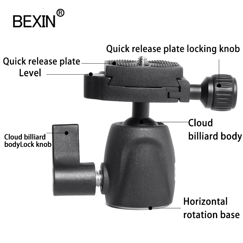 Мини штатив BEXIN для панорамной фотосъемки монопод с шаровым креплением цифровых