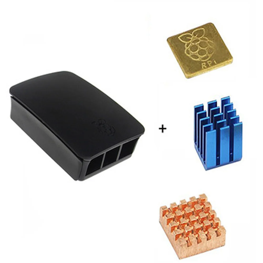 Для Raspberry Pi 3 Чехол Официальный корпус ABS pi 2 коробка от основа + вентилятор