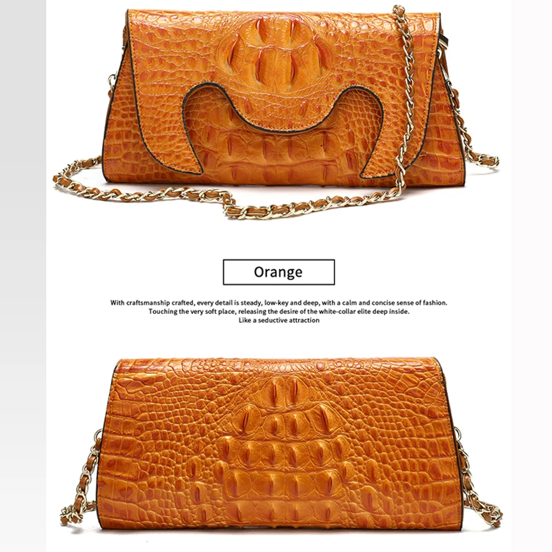 WESTAL Women Evening Clutch Bag Alligator Design Female Day Clutches Wedding Purse Party Handbags Shoulder Bags | Багаж и сумки