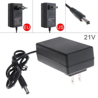 90cm 21v lithium battery electric drill power adapter charger with eu plug and us plug for electric screwdriver wrench