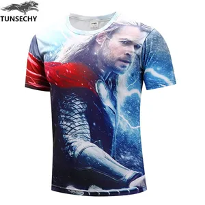 Men's clothes sweat-absorbent and comfortable New Men's Summer Printed Men clothing Short Sleeve T-shirt 3D Printing Casual 10 item image