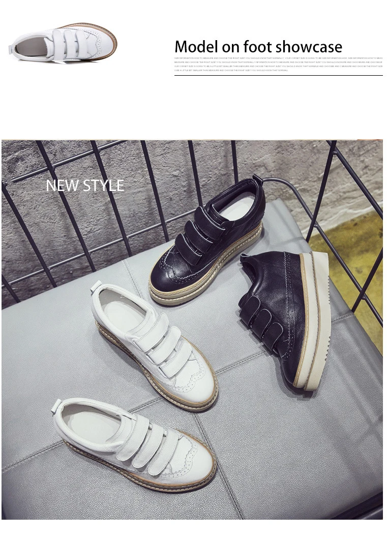 SWYIVY Chaussures/повседневная кожаная обувь; женские кроссовки; Femme; коллекция года; зимние белые кроссовки на платформе для женщин; женская обувь на застежке-липучке
