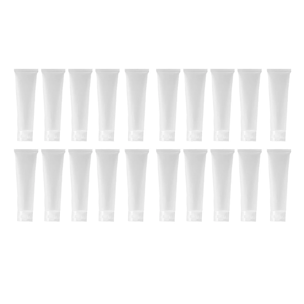 4 Combinations Travel Bottles Empty Refillable Translucent Plastic Cosmetic Make Up Soft Tubes Squeeze Container | Красота и здоровье