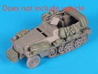 135 scale resin die casting german 250 3 armored vehicle parts modification does not include the unpainted model of the tank