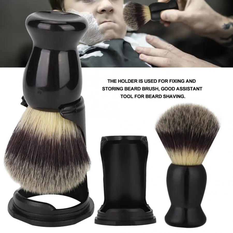 

Beard Brush Holder Professional Acrylic Men's Shaving Brush Holder Support Beard Brush Shaving Tool