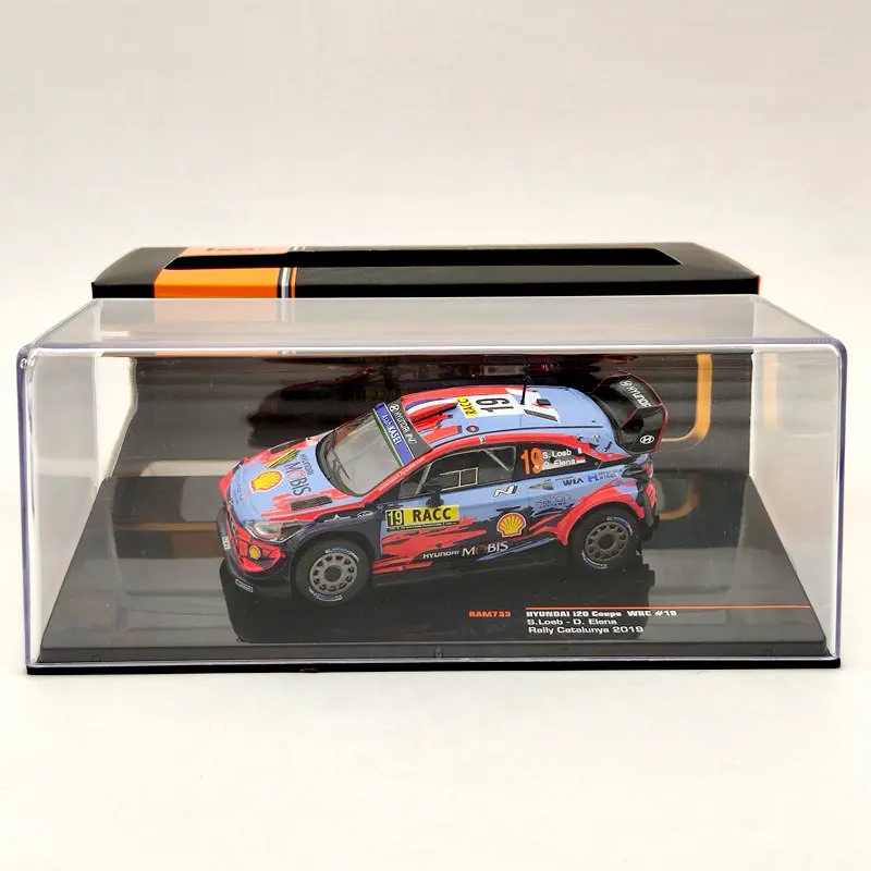 IXO 1/43 для H ~ DAI i20 Coupe WRC #19 S.Loeb D. Литые модели автомобилей Арена Каталония 2019 RAM733