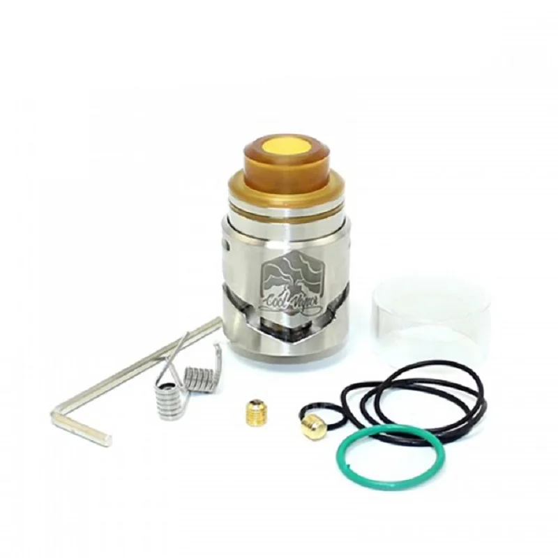 

Authentic CoolVapor 24.5mm rdta atomizer Rebuildable Dripping Tank 3ml for Electronic Cigarette mech mod