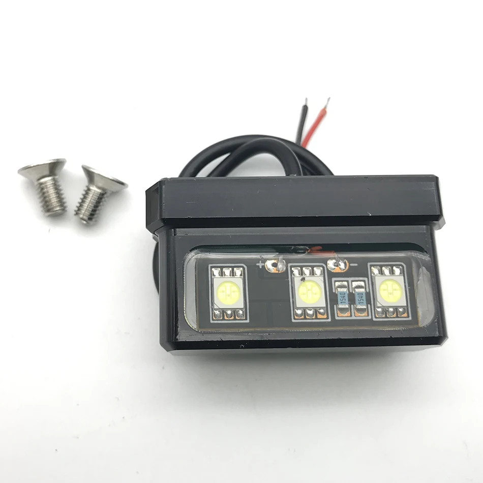 Мотоцикл номерной знак рамка Кронштейн с светодиодный светильник для KTM Duke 125 200 250