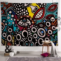 street art wallpapers hanging fabric background wall covering home decoration blanket tapestry bedroomliving room wall decor