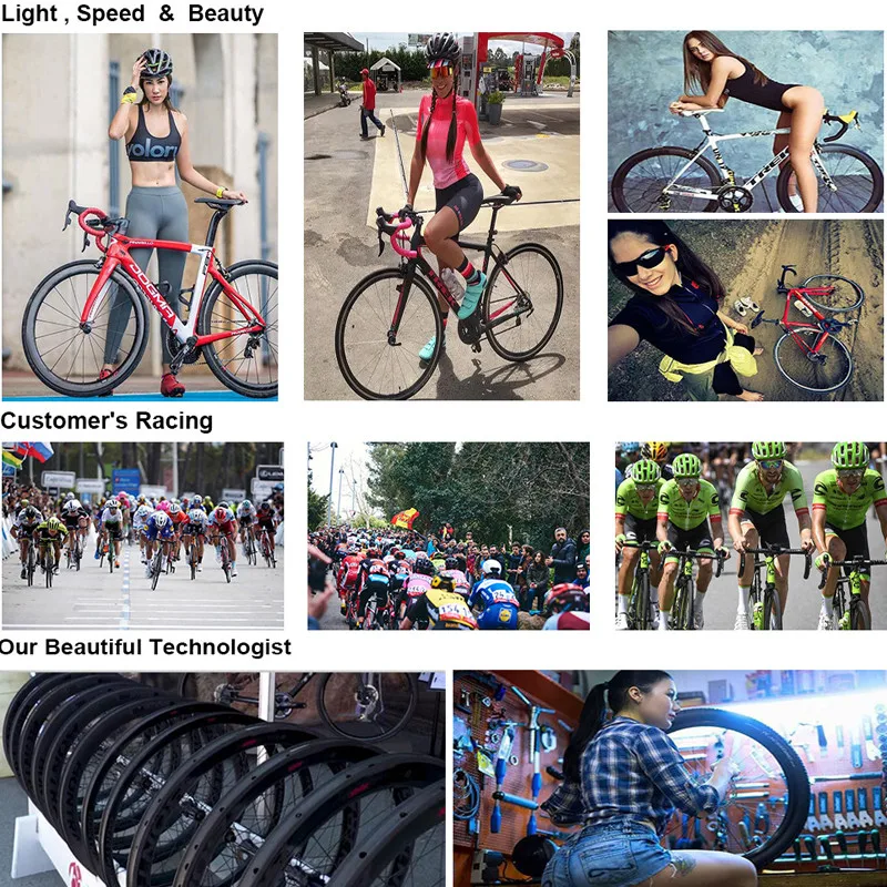 Низкая цена 25 мм Широкие Углеродные колеса дорожный V тормоз 700c 50 Глубокий