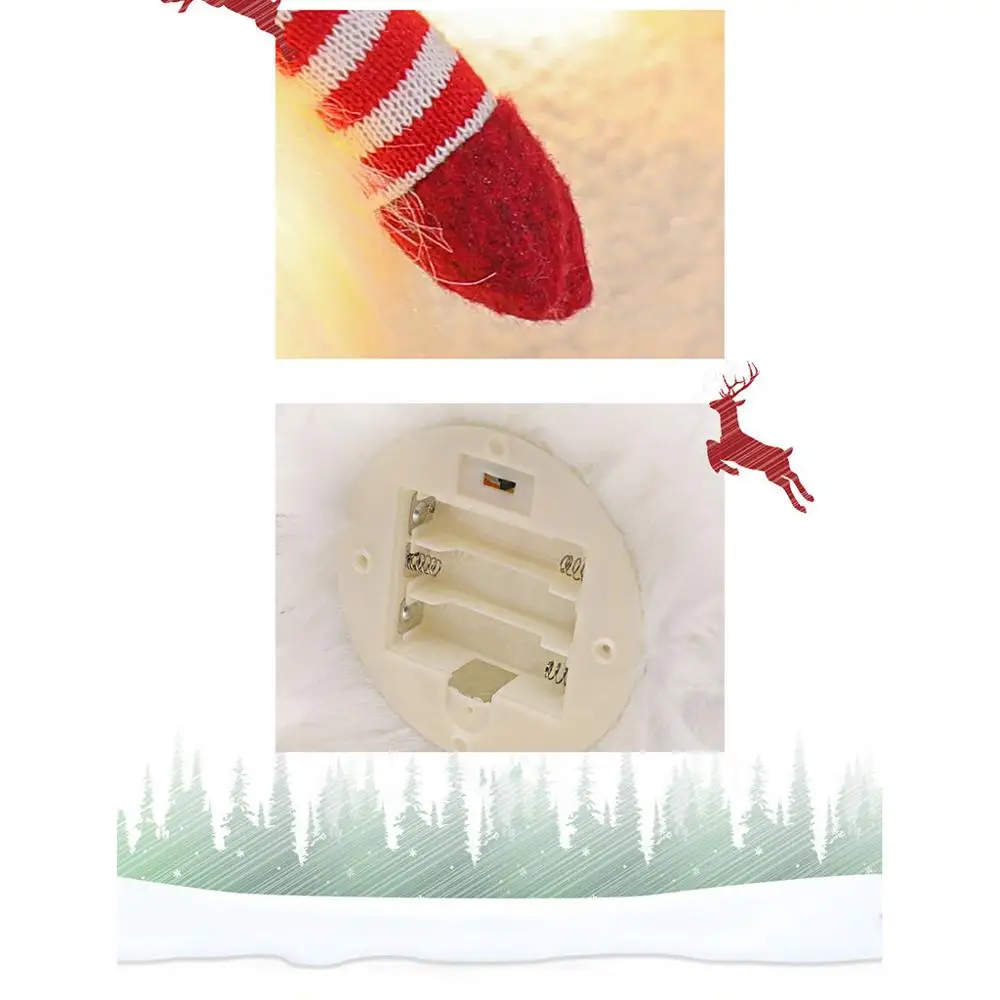 Navidad 2020 безликие фигурки Санта Клауса стакан куклы рождественские украшения 1 шт.