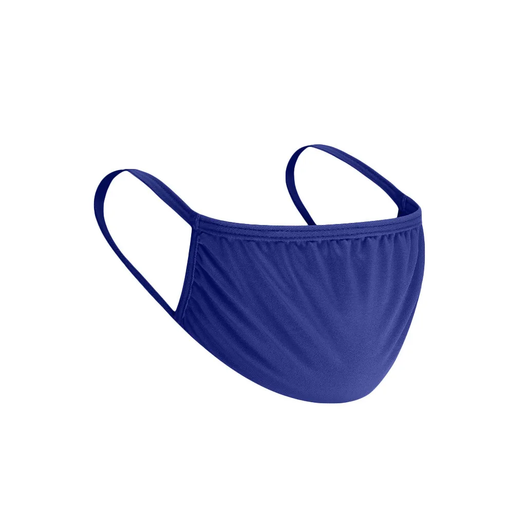 Многоразовая маска для лица из ткани черного цвета для взрослых, стойкая к воде и пыли, ветрозащитная маска Mondmasker Mascaras для Хэллоуина и косплея.