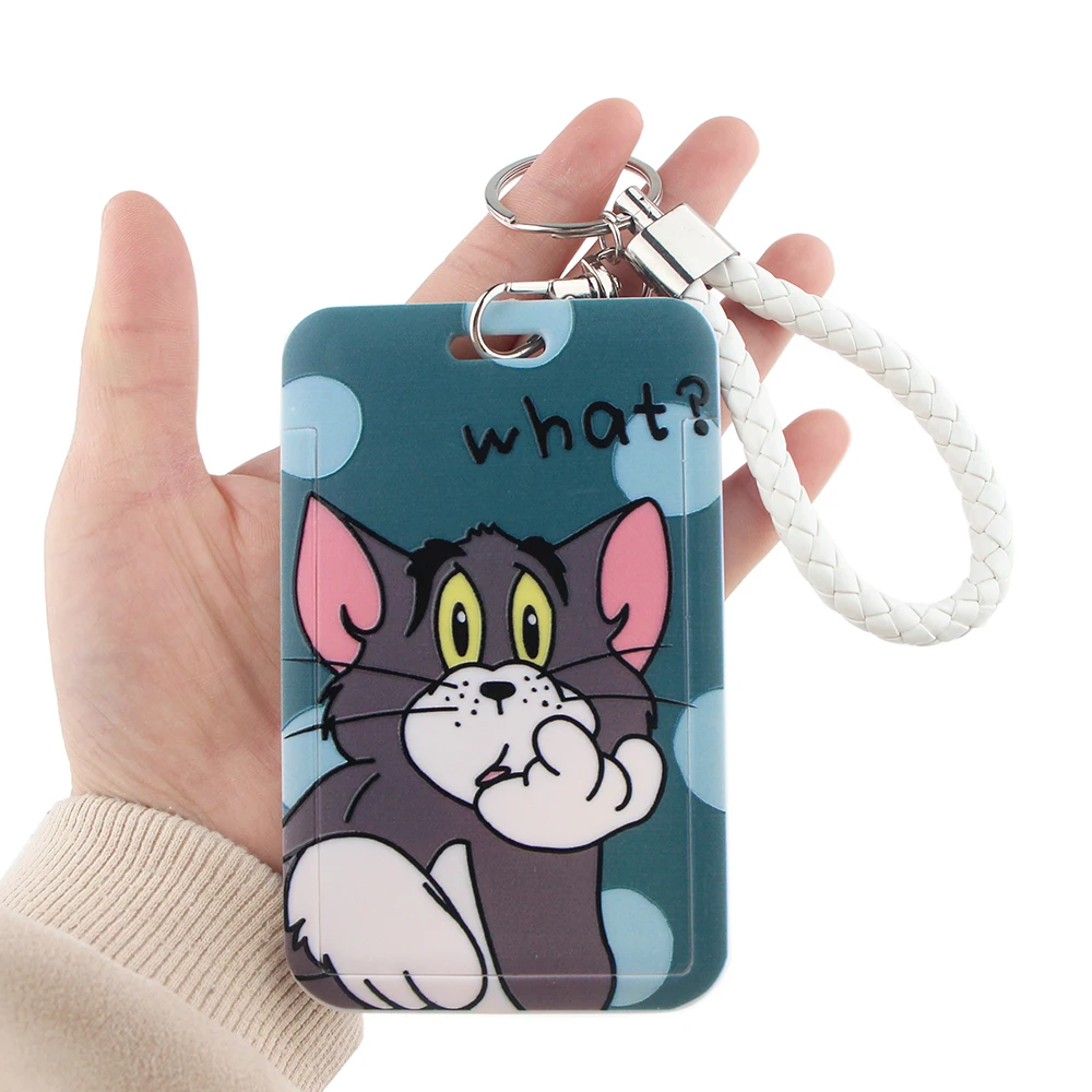 1 шт. ZF2444 прекрасный Мышь с мультяшным котом ручной держатель значка автобус