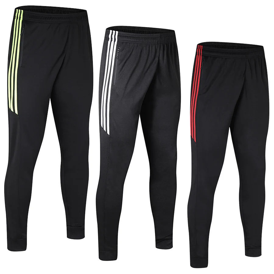 

New Gym Running Pants Men Athletic Football Training pants Soccer sport Pants Fitness Workout Jogging Quick Dry Sport Trousers