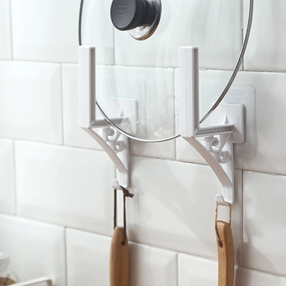 Полка для хранения кухонной доски 2 шт. стеллаж горшков крышка крышки пластиковая