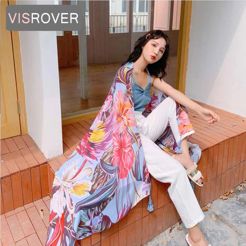 Пляжный шарф с цветочным принтом роскошный брендовый большой из вискозы хиджаб