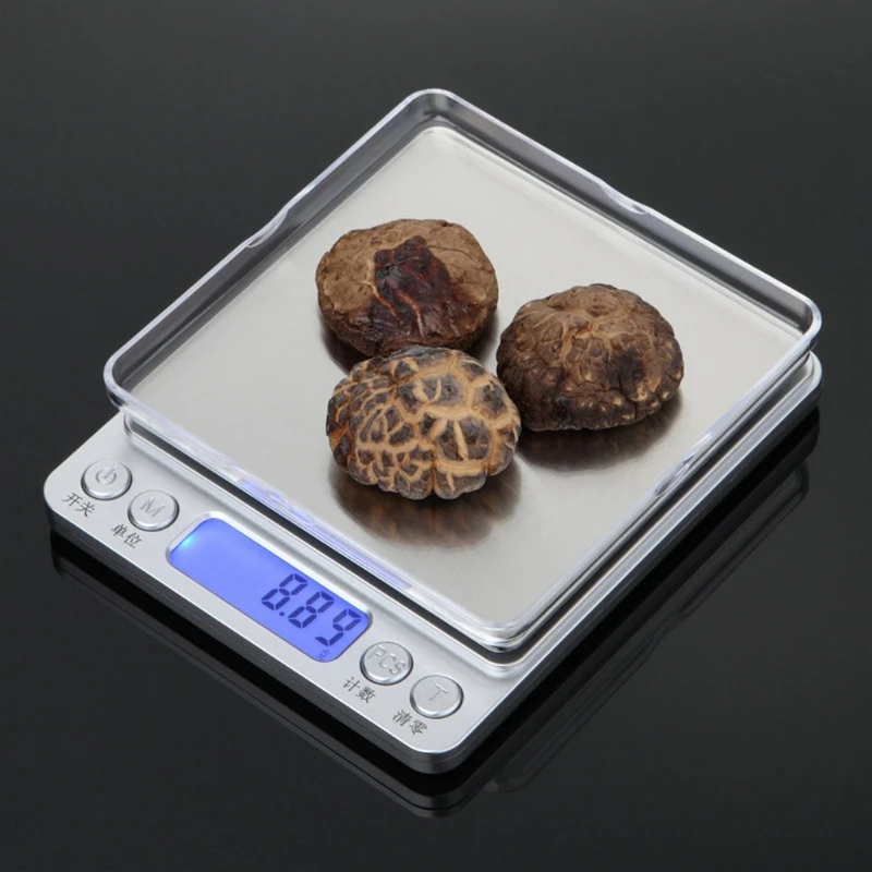

3000g/0.1g Electronic digital scales Balance scale 500g/0.01g LCD digital Scale