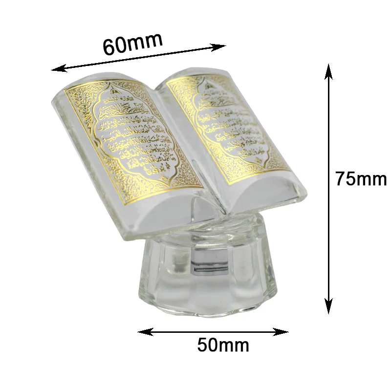 Рамадан Декор ручной работы кристалл книга Священный Коран мусульманский