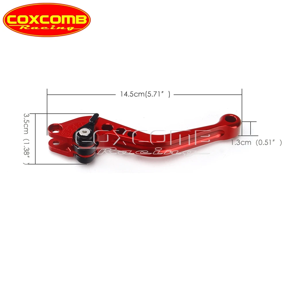 

For All Honda CB919 Suzuki Kawasaki Yamaha BMWF800S Aprilia Universal Motorcycle Parts Adjustable Brake Clutch Lever 2PCS