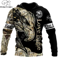 animal love eagle tattoo 3d printed fashion mens autumn hoodie sweatshirt unisex streetwear casual zip jacket pullover kj519