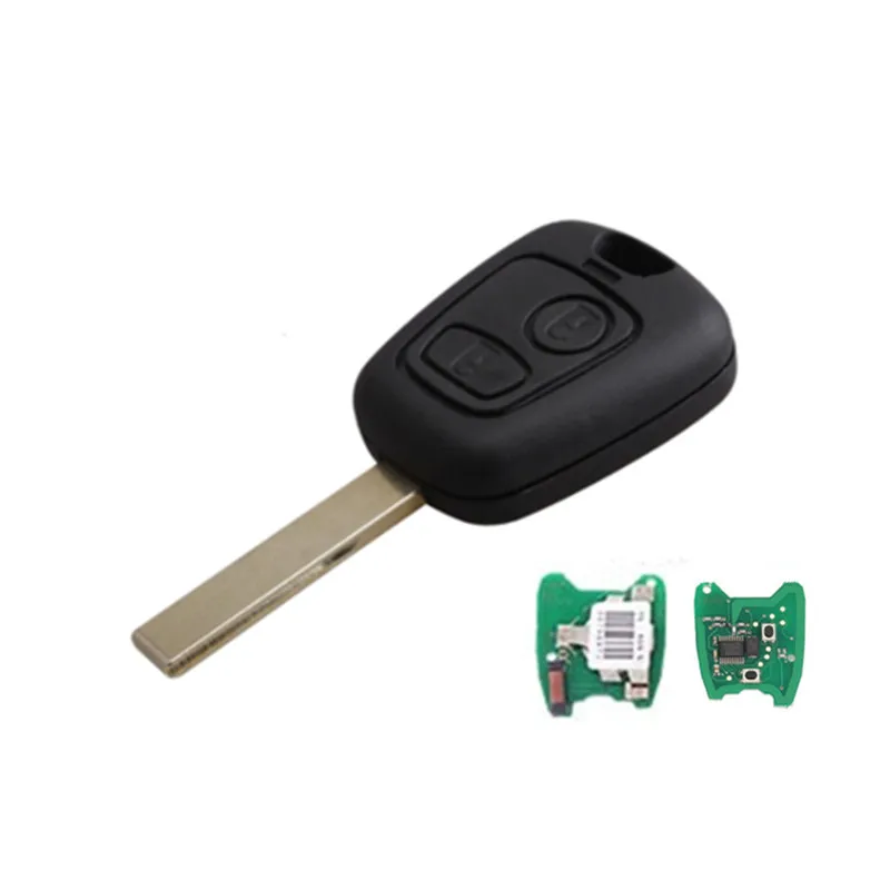 

2-кнопочный пульт дистанционного управления автомобильный ключ с прорезью дистанционного управления 433 МГц с чипом транспондера PCF7961 id46 для...