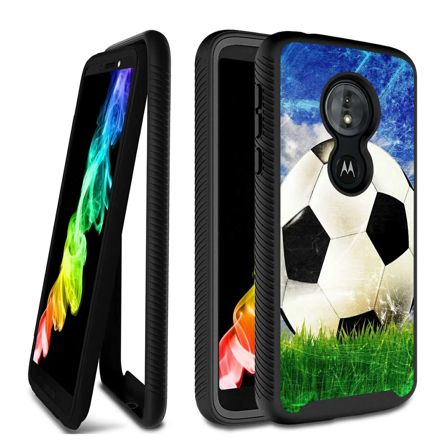 Чехол для Motorola Moto E5 Play/Cruise Plus/E5 выше G6 Play/G6 Forge Мягкий ТПУ защитный чехол-футбольный