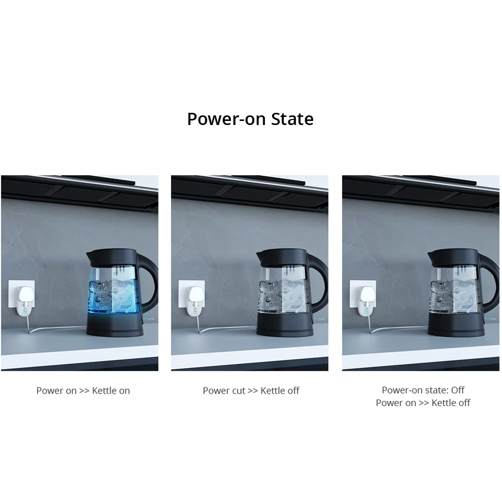 Смарт-розетка SONOFF S26 R2 с Wi-Fi 10-16 А ЕС/США/Великобритания/CN/AU/IL/CH/IT/BR - купить по