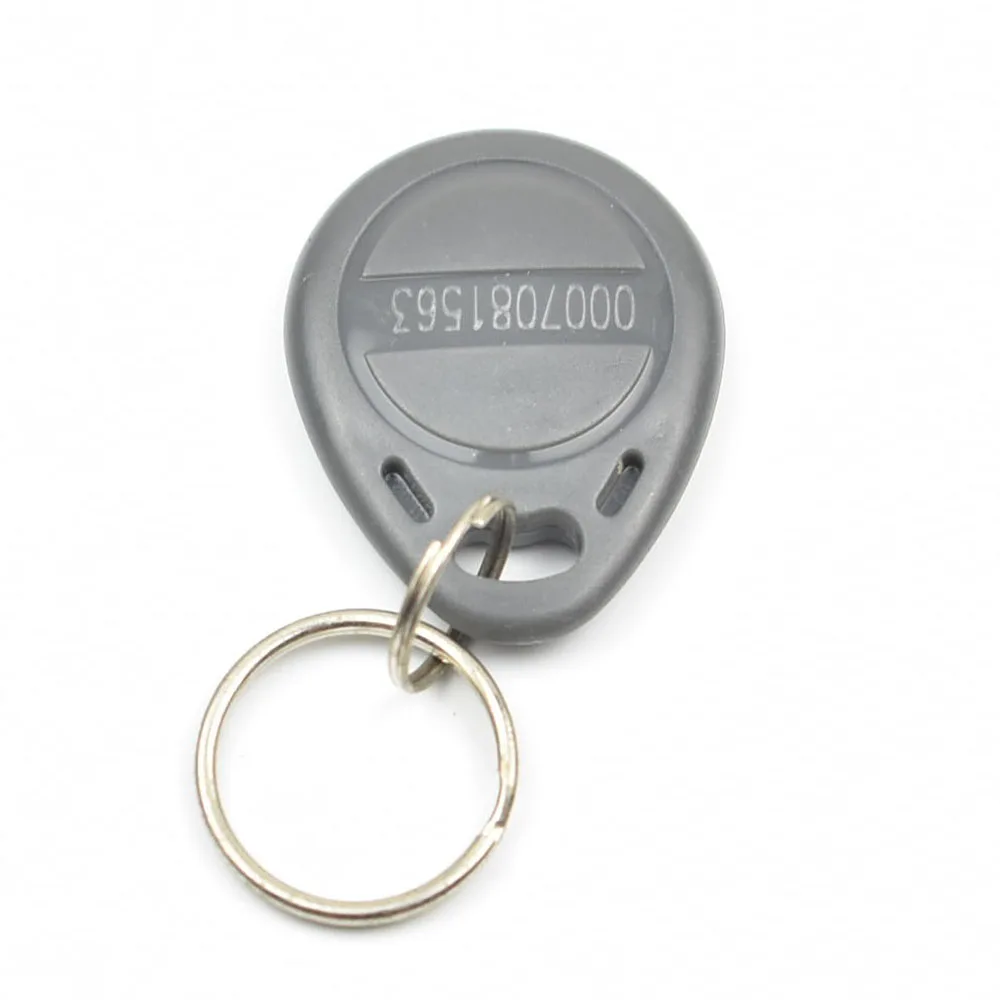 

100Pcs/lot 125khz RFID EM4100 TK4100 Key Fobs Token Tags Keyfobs Keychain ID Card Read Only Access Control RFID Card